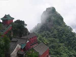ANCIENT BUILDING COMPLEX IN THE WUDANG MOUNTAINS