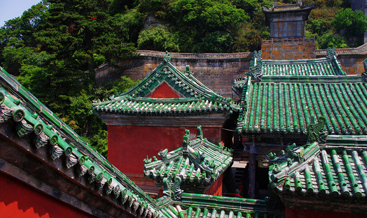 Ancient Building Complex in the Wudang Mountains in China