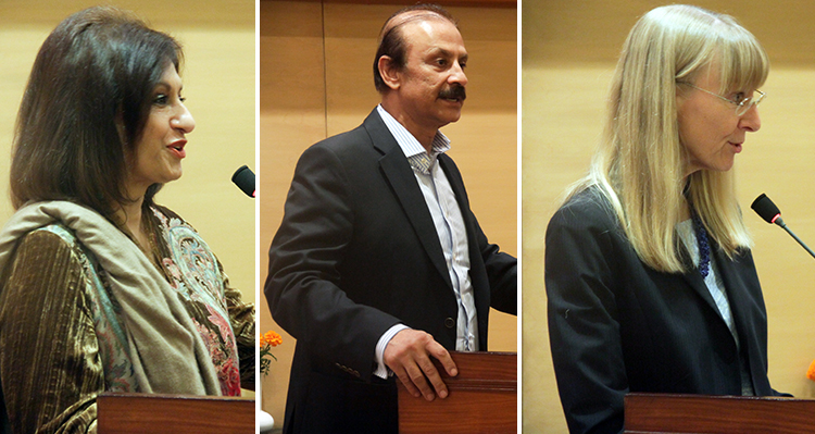 Ms. Nageen Hayat, Mr. Kamran Lashari and Ms. Ina Lepel