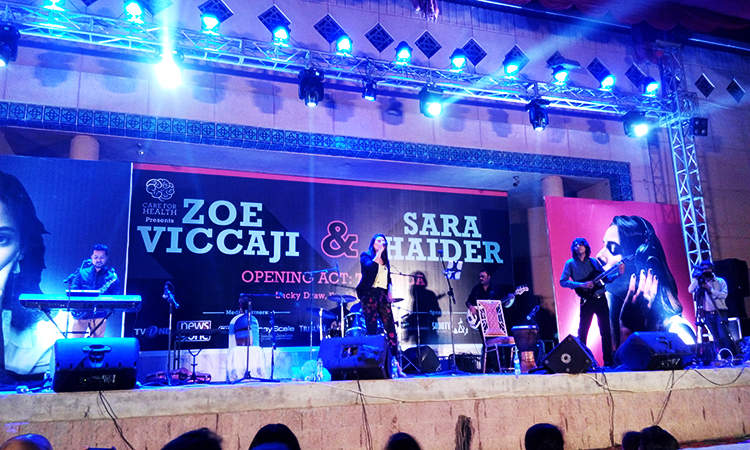 Care For Health: Zoe Viccaji and Sara Haider Sing at The Arts Council, Karachi