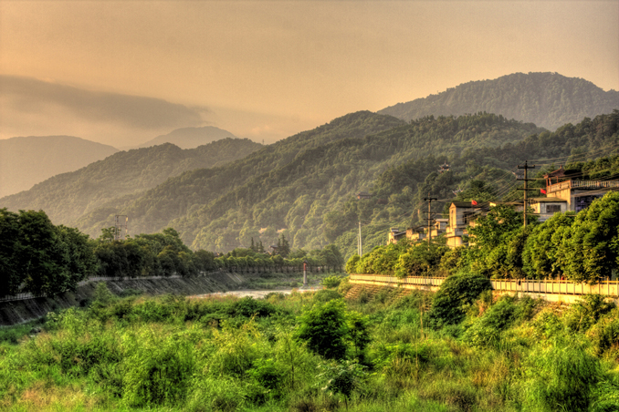 Dujiangyan Hydraulic Project and Mount Qingcheng in China