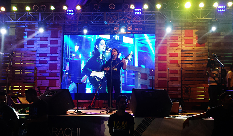 Faraz Anwar in his Heavy Metal Performance