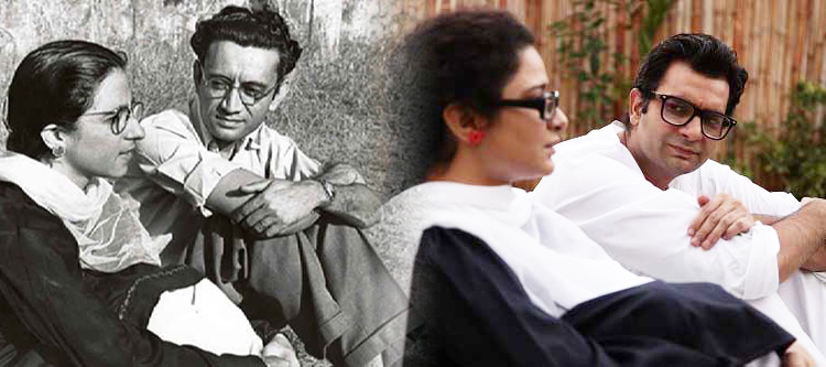 Manto with his wife