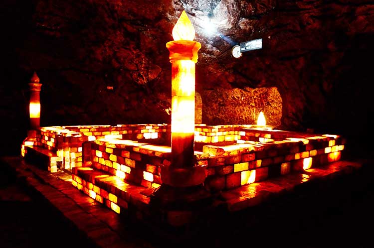 Inside of the Khewra Salt Mine