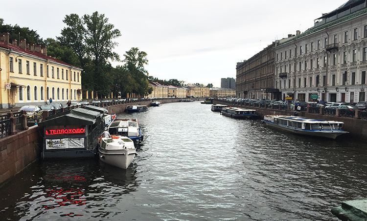 canal in St Petersburg