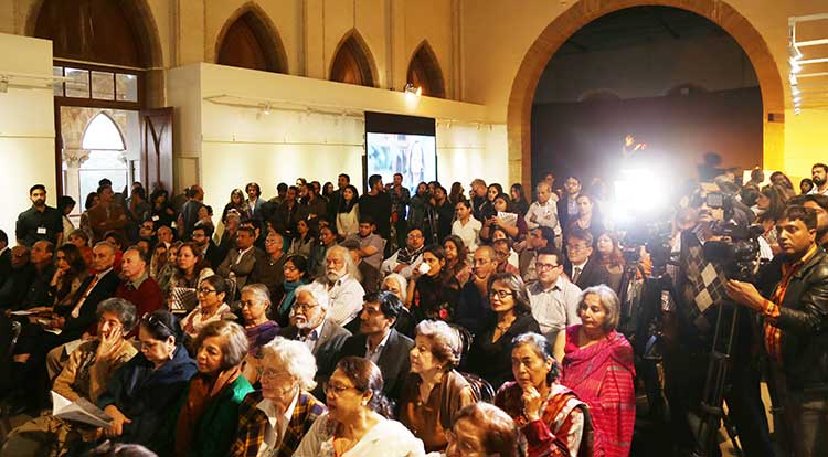 Audience at Karachi Biennale 2017