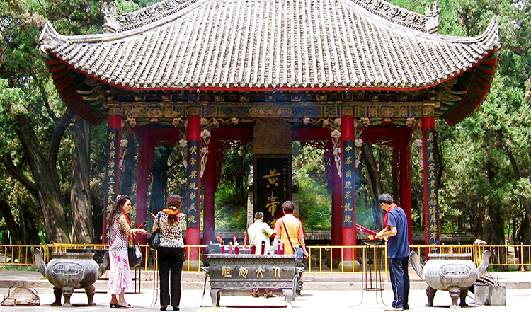 Mausoleum of the Yellow Emperor in China