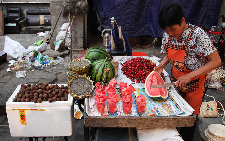 Muslim Delicacies at Hui Block in Xian
