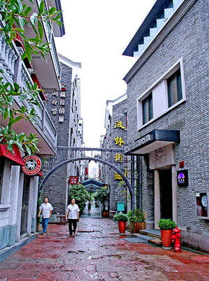 宁波的一条街