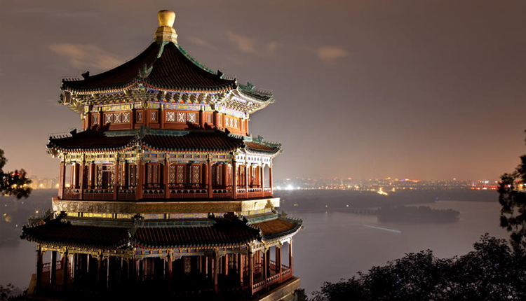 The Garden of Clear Ripples Summer Palace in China