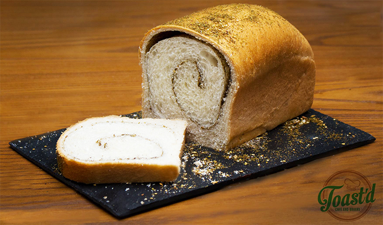 Toast'd Zaatar bread