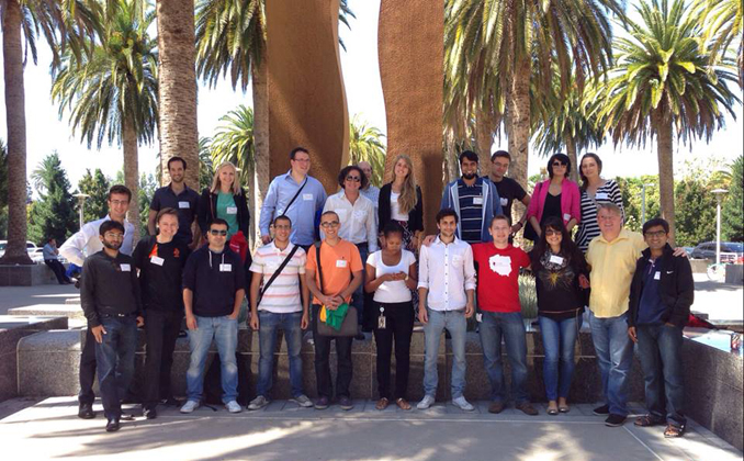 The Groopic Team with Robert Scoble and BlackBox Connect Summer 2013 team at Google Plex, Mountain View, California