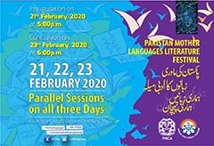 The Pakistan Mother Languages Literature Festival (PMLLF) 2020
