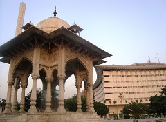 Changing Times at Charing Cross, Lahore