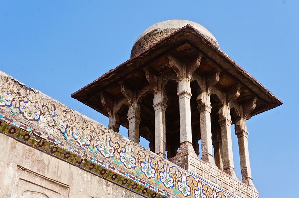 The Tomb Minaret and Mosaic Work 