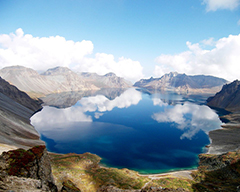 Heavenly Lake in Mid-Tian Shan Mountains