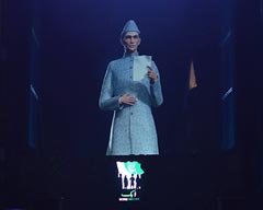 Holographic Projections of Quaid-e-Azam Muhammad Ali Jinnah