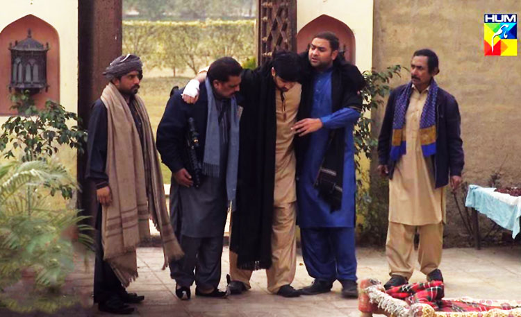 Imran Ashraf as Rehan Chaudhry, with his goons