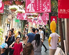 Walking Through Tianzi Fang, Shanghai