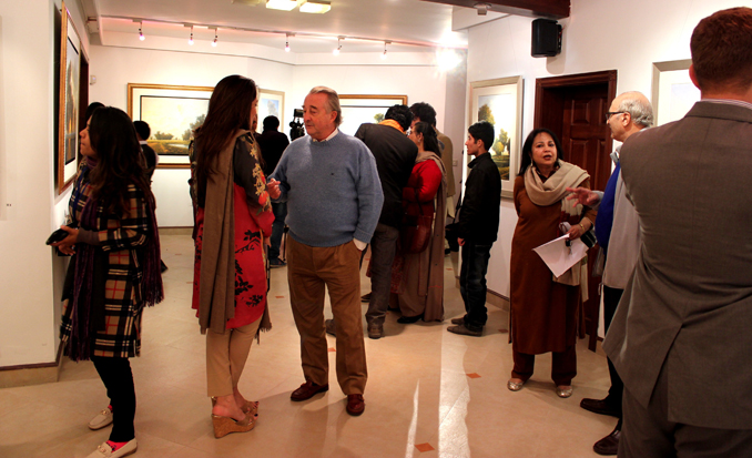 Painting Exhibition by Zulfiqar Ali Zulfi at Tanzara Gallery